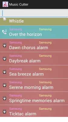 Music Cutter android App screenshot 1